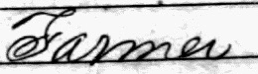 Census occupation of six letters ending in a wide double hump