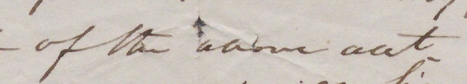 Handwritten words of the above acct