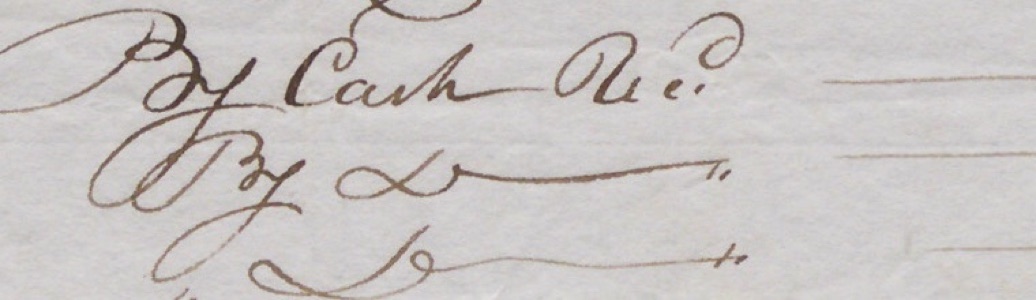Account lines By Cash Recd, By Do, and Do